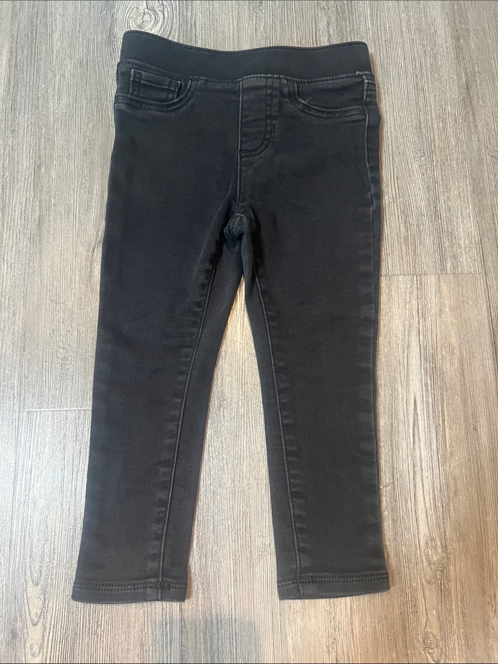Jumping Beans Black Jeggings-Size 3T